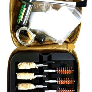 Clenzoil 2076 Field & Range Cleaning Kit Multi-Caliber Pistol/17 Pieces Tan