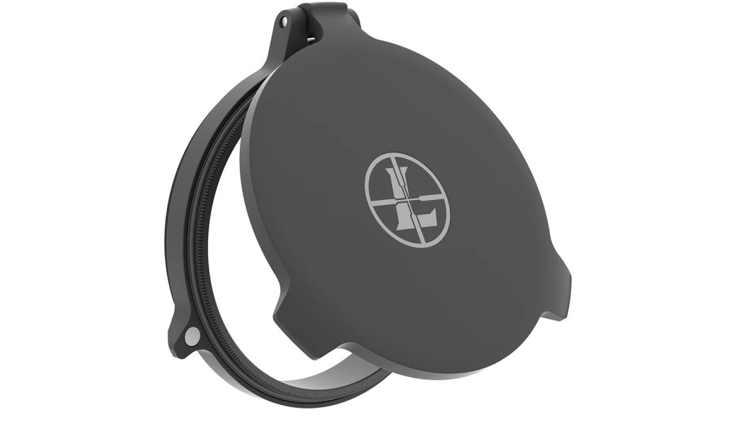 LEUPOLD LENS COVER ALUMINA 42MM FLP BK