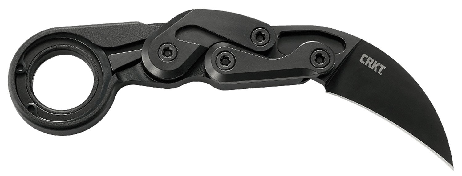 CRKT 4042 Provoke First Responder 2.41" Folding Plain Black TiN D2 Steel Blade/Black Aluminum Handle Includes Sheath