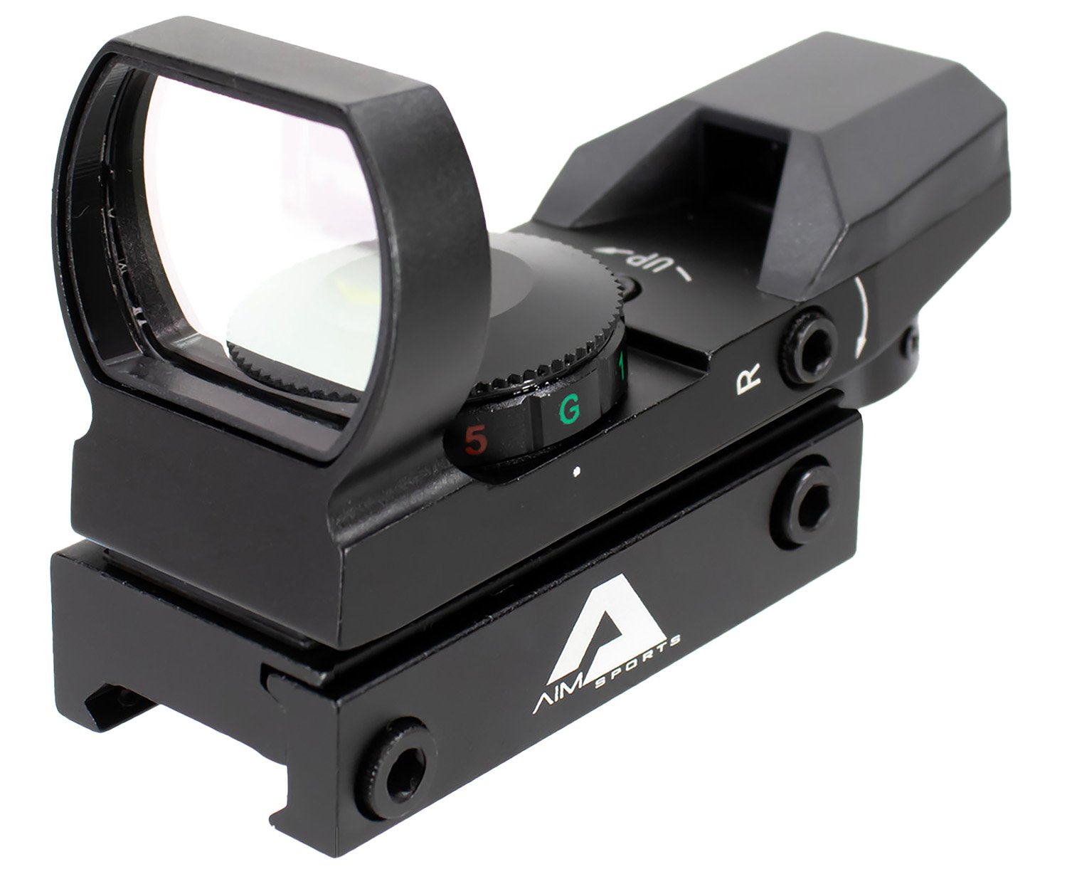 130100.jpg Aim Sports RT4S01 Reflex Sight Special Ops Edition Matte Black 1x 24mm x 34mm Red/Green Multi Reticle