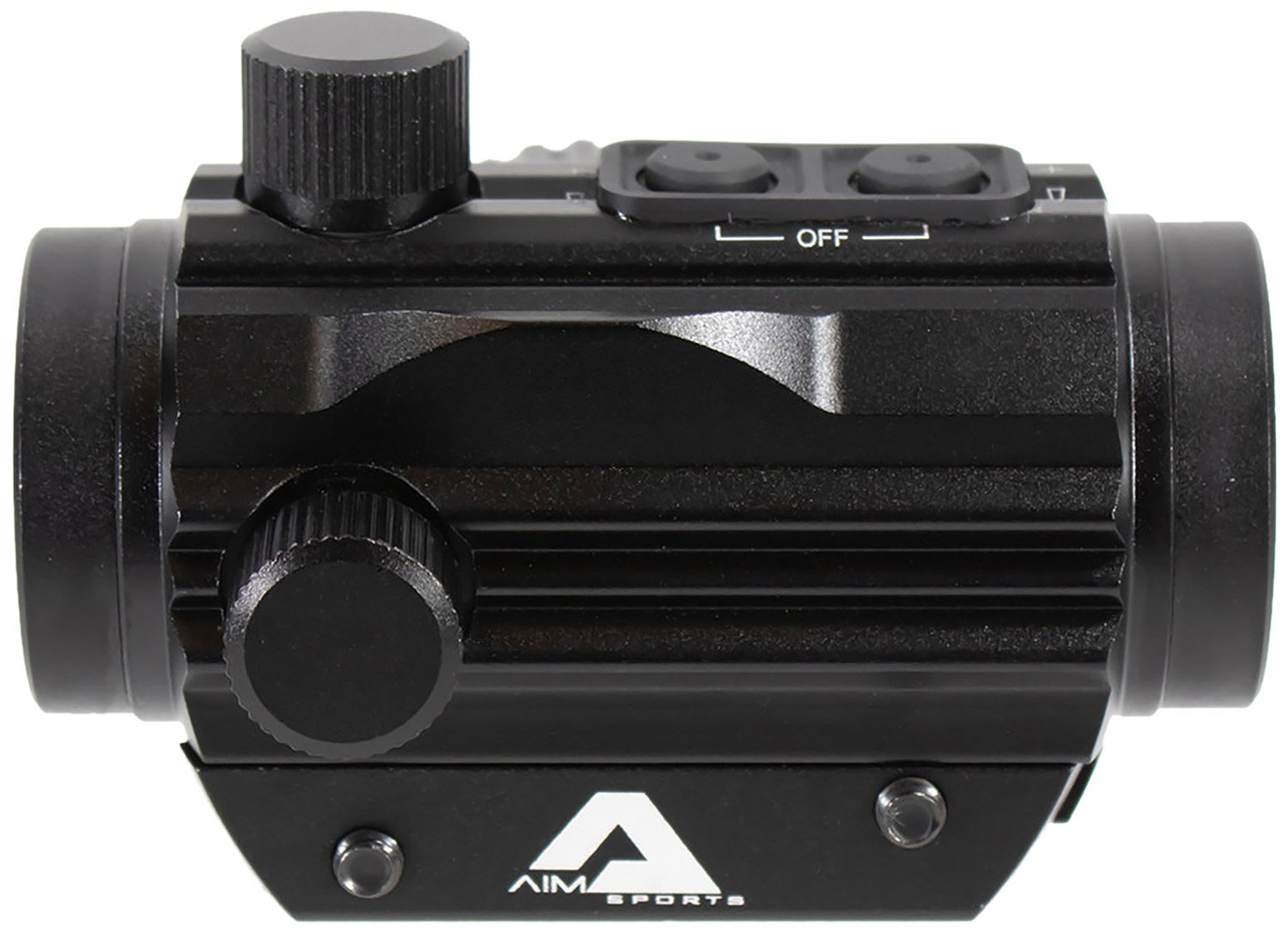 132812.jpg Aim Sports RD120PE Micro Dot 5 MOA Black Anodized 1x20mm Red/Green Dual Illuminated