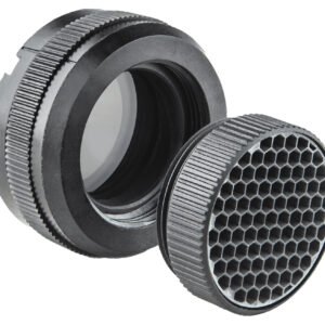 Meprolight USA 5626090000 Polarizer/Flash Guard Kit  Rifle Black Compatible w/ Mepro M21