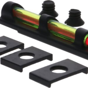 TruGlo TG-TG949D Tru-Bead Universal Green Outside w/Red Center Fiber Optic Front Sight w/.120" Fiber Diameter Black Frame for Shotguns