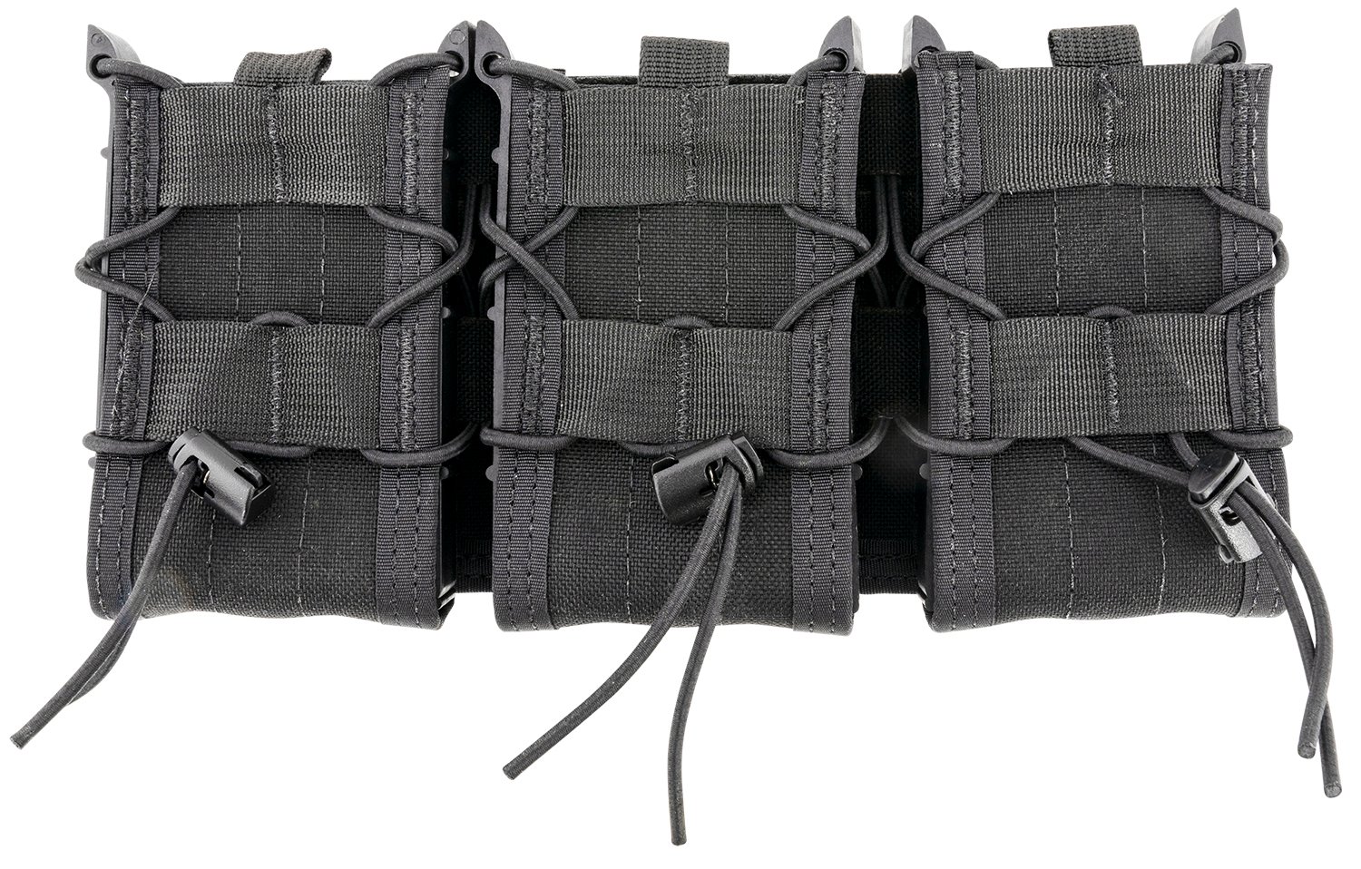 144253.jpg High Speed Gear 45TA00BK TACO Shingle Mag Pouch Triple Black Nylon MOLLE Compatible w/ Rifle