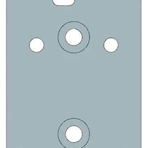 Beretta USA EUS03050 90/92  Silver, Fits Beretta 90/92 RDO Burris FastFire/Vortex Venom/Docter Pattern Footprint Mount