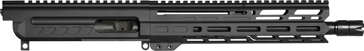 CMMG 99B80E4AB Dissent  9mm Luger 10.50", Left Side Charging Handle, Armor Black, Zeroed Linear Comp, 9.60" M-LOK Handguard, Picatinny End Plate, Fits AR-Platform