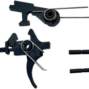 LBE Unlimited AR2STG Replacement Trigger Two-Stage Group, Curved Adj., Fits AR-15