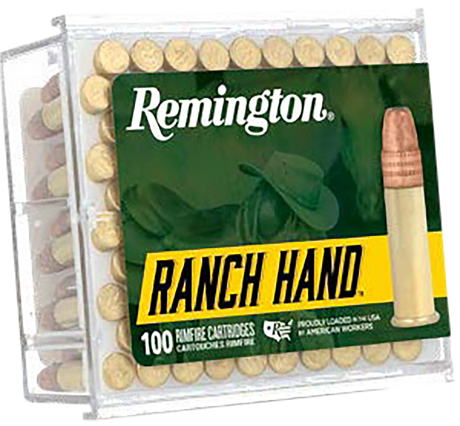 Remington Ammunition R21263 Ranch Hand  22LR 40gr Plated Lead Round Nose 100 Per Box/50 Case