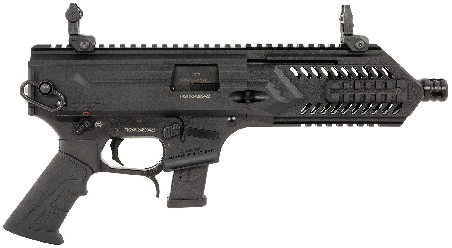167323.jpg Gforce Arms BLADE8 Blade 8 USA 9mm Luger 15+1 8 Black QPQ Steel Barrel, Black Cerakote Aluminum Picatinny Rail Receiver, Rear Picatinny Rail
