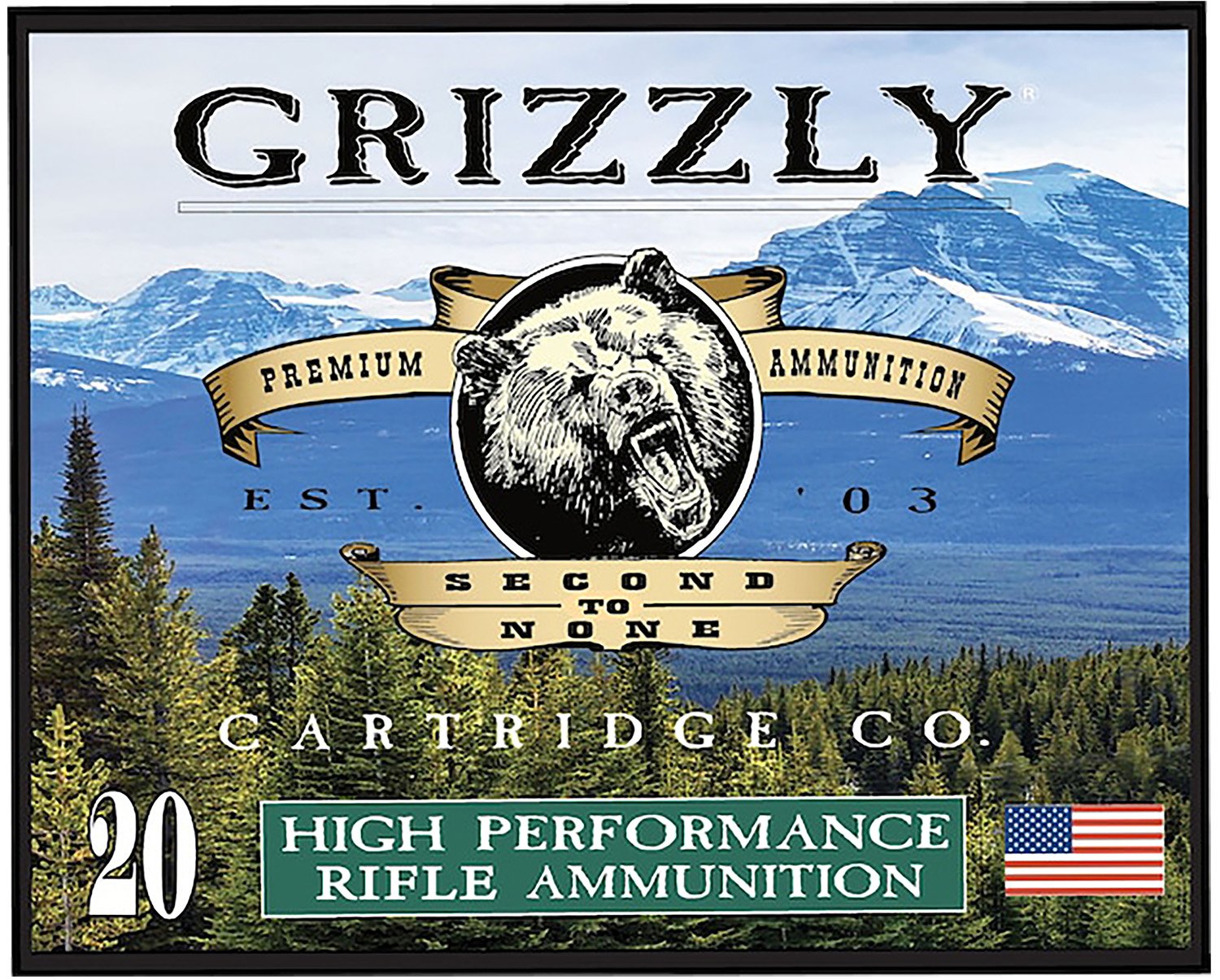 179700.jpg Grizzly Ammo GC44M+P3 44RemMag+P+ 360gr Full Metal Jacket Flat Point 20 Per Box/10 Case