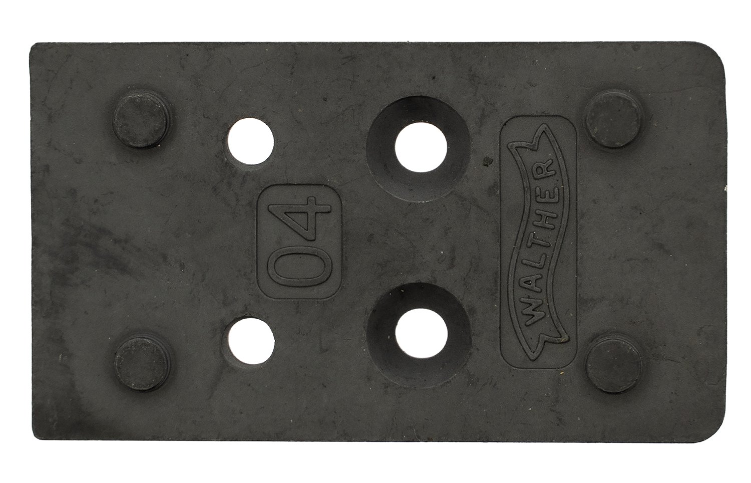 Walther Arms 5136212 Optic Plate  Black Steel Fits Walther PDP 2.0