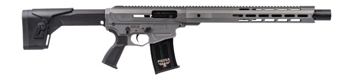 Panzer Arms PAAR12GLF AR12 G5 12 Gauge Semi-Auto 5+1 18.50" Gray Cerakote Aluminum/Polymer Receiver w/Picatinny Rail, M-LOK Handguards, Black Synthetic Stock