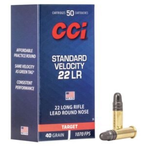 CCI RIMFIRE AMO 22LR STD VELOCITY PAPER BOX 10- 50RD (10-10PKs PER CASE))