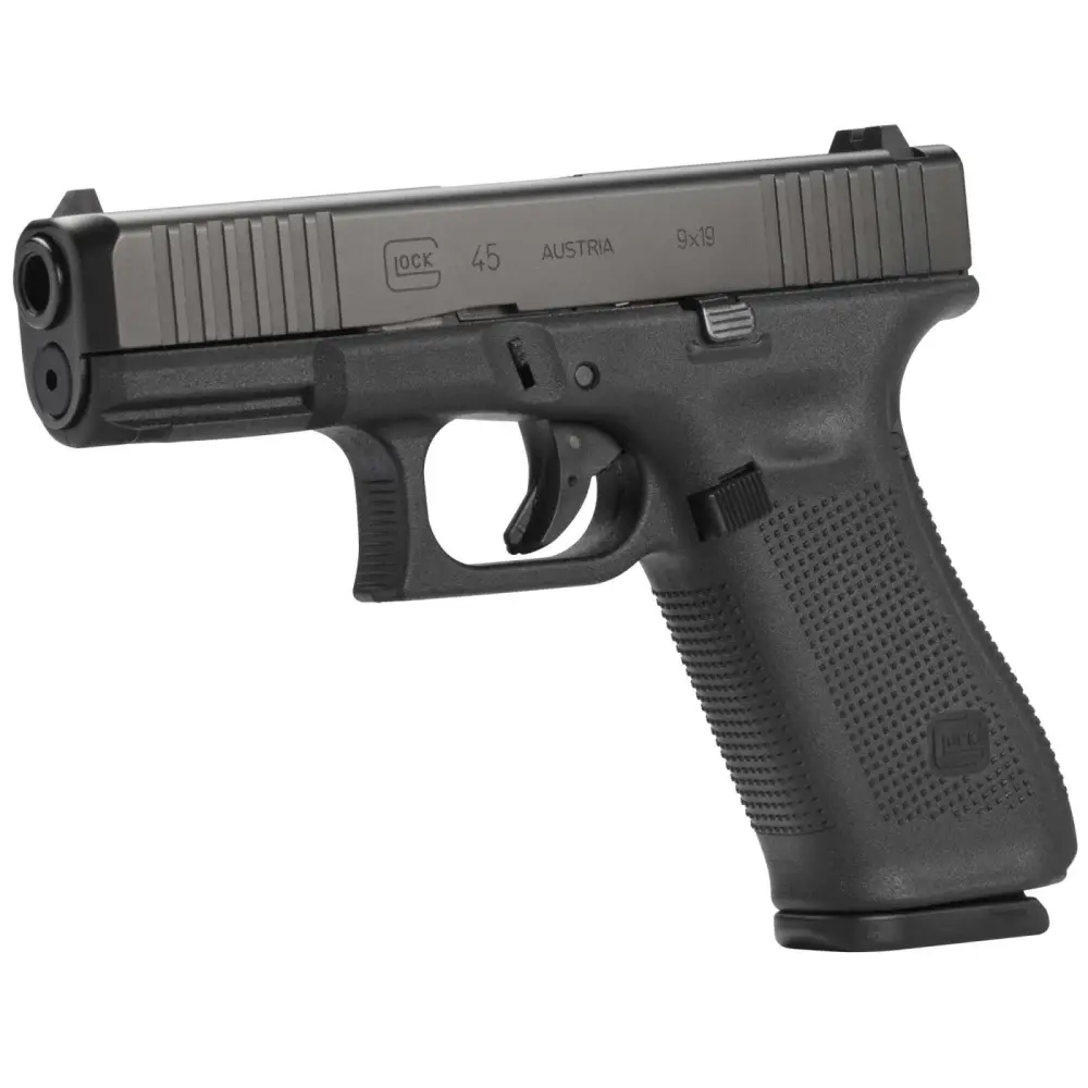 GLOCK 45 G45 GEN 5 HGA 9MM 4.0 IN BBL FS BLACK 3 10RD MAGS 5 LB TRIGGER FRONT SERRATIONS - Image 2
