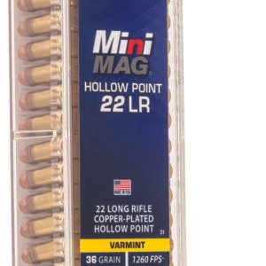 CCI 0031 Mini-Mag High Velocity 22LR 36gr Copper Plated Hollow Point 100 Per Box/50 Case