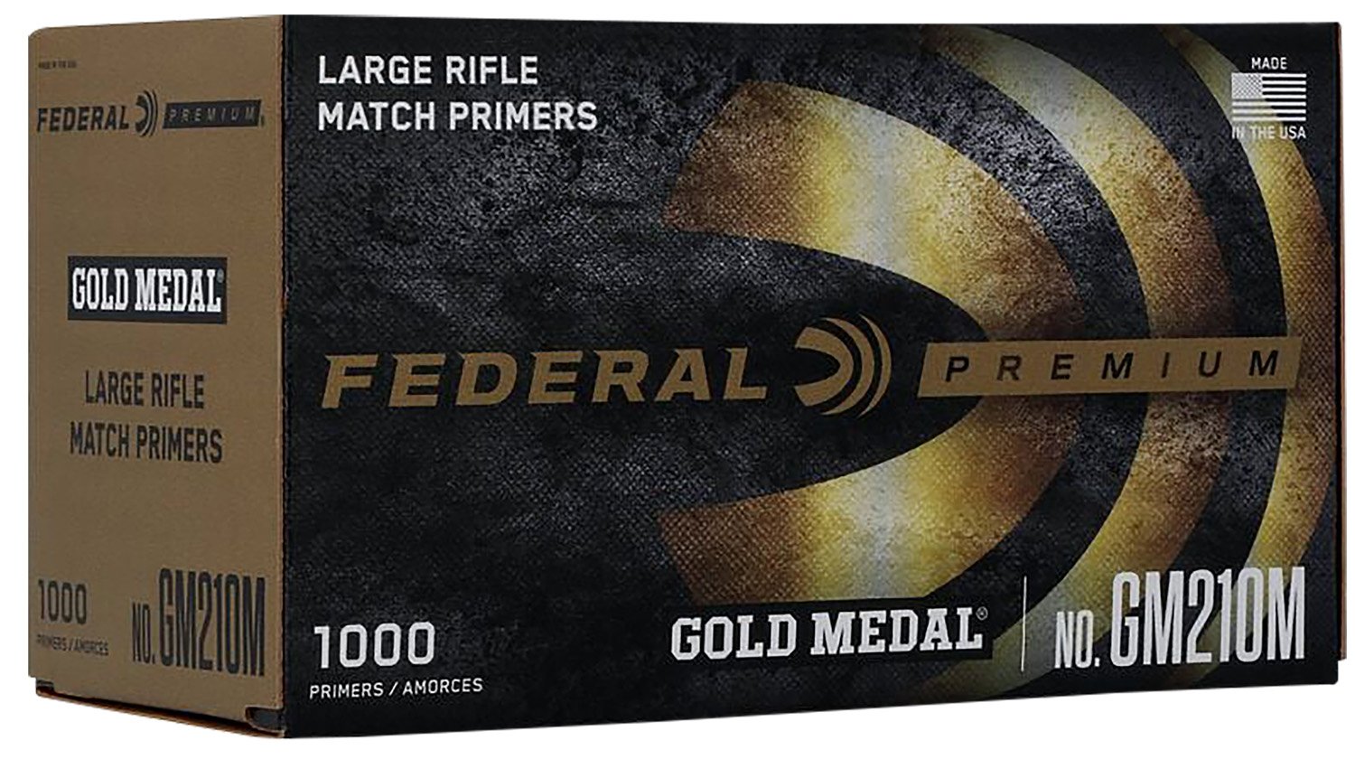 Federal GM210M Gold Medal Premium Multi Caliber 1000 Per Box/5 Case