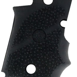 Hogue 98080 Rubber Grip  Black with Finger Grooves for Sig P938 with Ambidextrous Safety