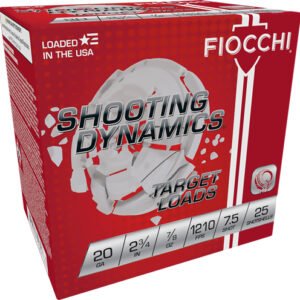 FIOCCHI 20GA 2.75" 7/8OZ #7.5 - 1210FPS 250RD CASE LOT