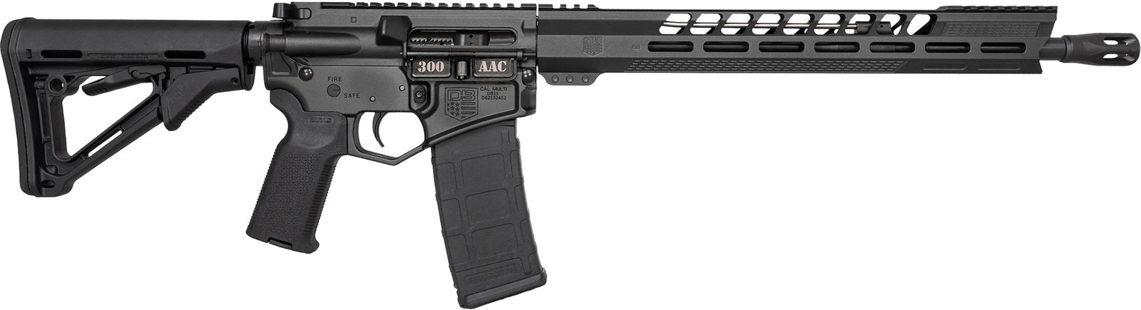 DBF DB15 BLKGLD 300BLK RFL 16B