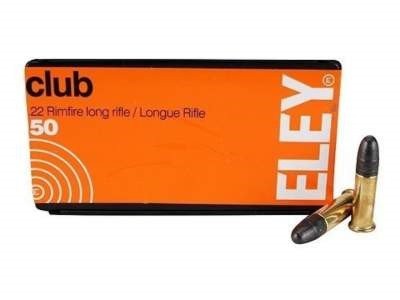 ELEY2100-2__99813__43799.1541607600.1280.1280.jpg Eley 22LR Club ELEY2100 40 gr LRN 50 rounds