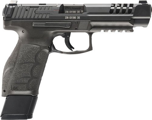 HK VP9A1 L OPTICS READY 9MM - 5" BBL 2-15RD MAG BLACK