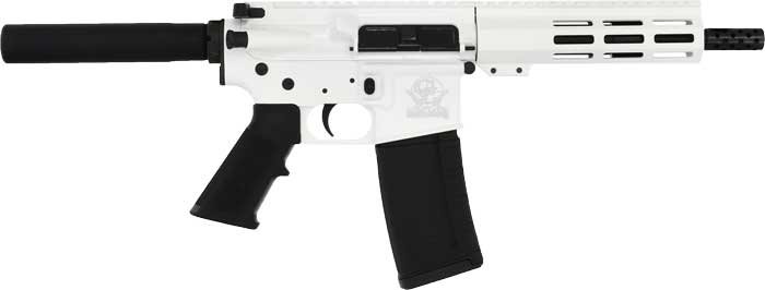 GL15223PWHT.jpg GLFA AR15 PISTOL 223 WYLDE - 7.5" NITRIDE BBL WHITE