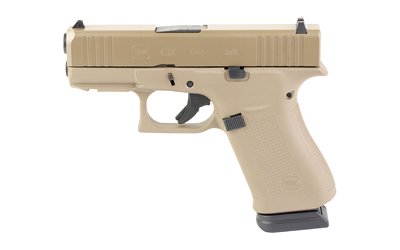 GLOCK 43X 9MM 15RD FS FDE