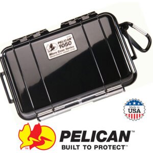 1050 Micro Case with No Foam Black Internal Dimensions 6.3x3.7x2.8