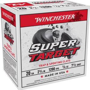 WINCHESTER TARGET 20GA 2.75" - 7/8OZ #7.5 250RD CASE