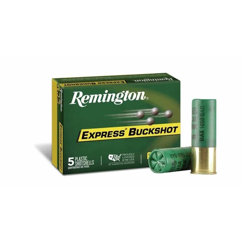 https3A2F2Fmedia.chattanoogashooting.com2Fimages2Fproduct2FRT204082FRT20622_2.jpg Remington Express Magnum Buckshot Shotshells 12 ga 3" 10 plts #000 1225 fps 5/ct