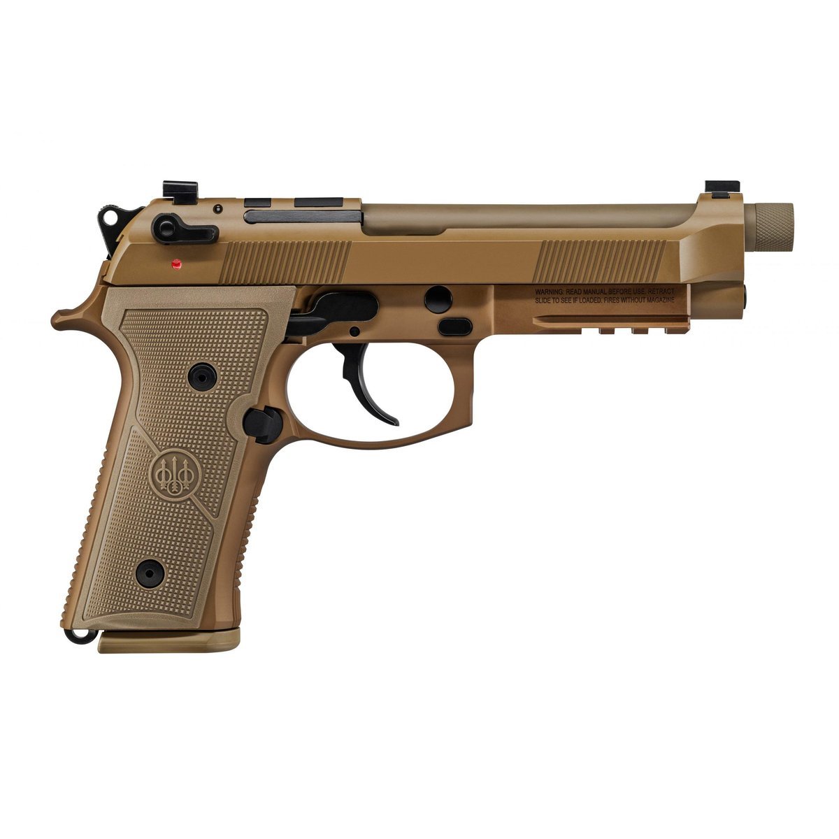 Beretta M9A4 Centurion G Handgun 9mm Luger 15rd Magazines(3) 4.8" Barrel FDE Cerakote