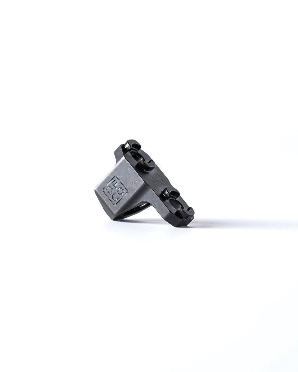 DIE FREE CO. QUICK STOP QUICK DETACH CUP W/MINI BARRICADE FINGER STOP MLOK COMPAT STEEL-  BLACK