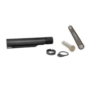 AR15 PREMIUM MILSPEC BUFFER TUBE ASSEMBLY W/SUPER 42, H1 BLK
